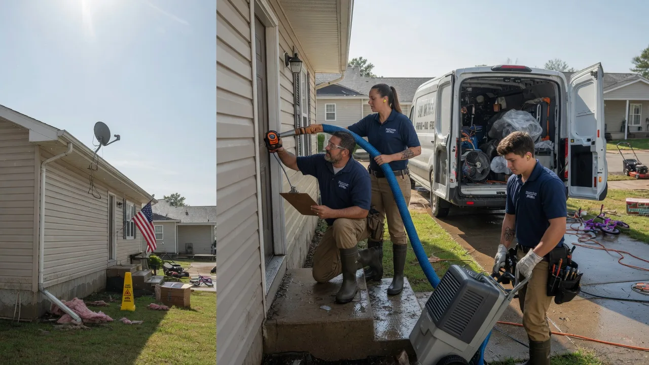 Ceiling Water Damage Restoration in Oakdale, NE near me